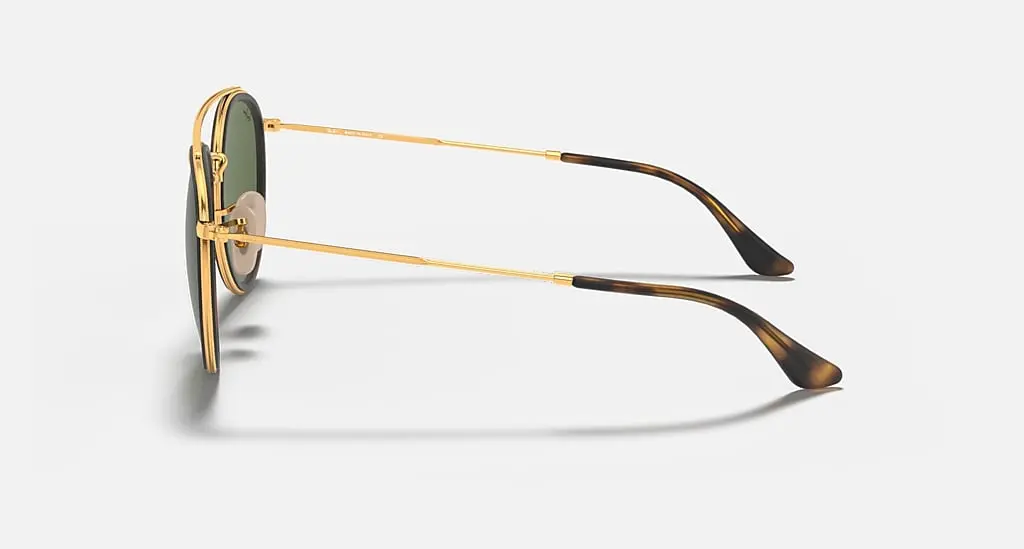 

Солнцезащитные очки Ray-Ban ROUND DOUBLE BRIDGE, зеленый