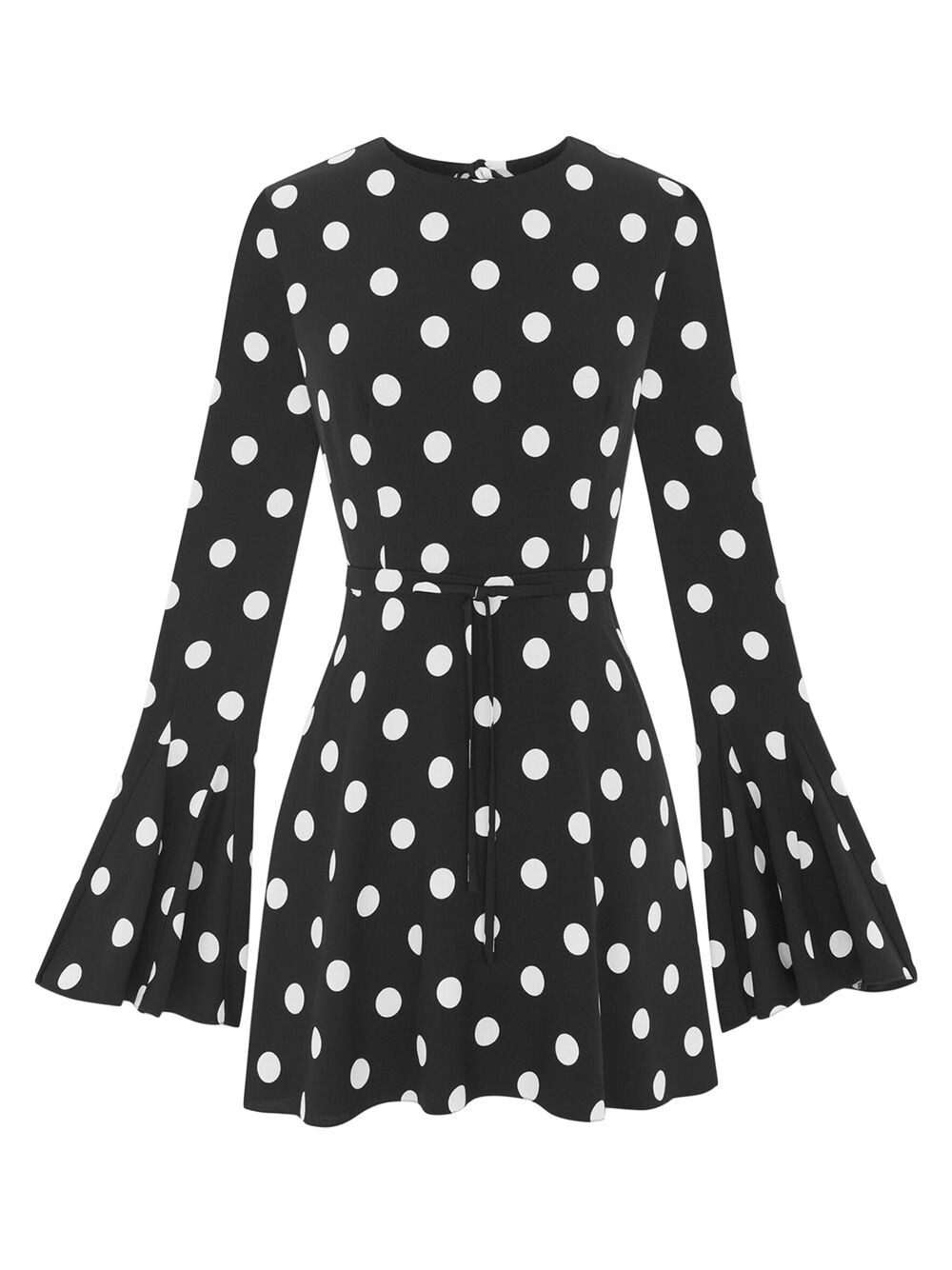 

Платье с открытой спиной Saint Laurent, черный