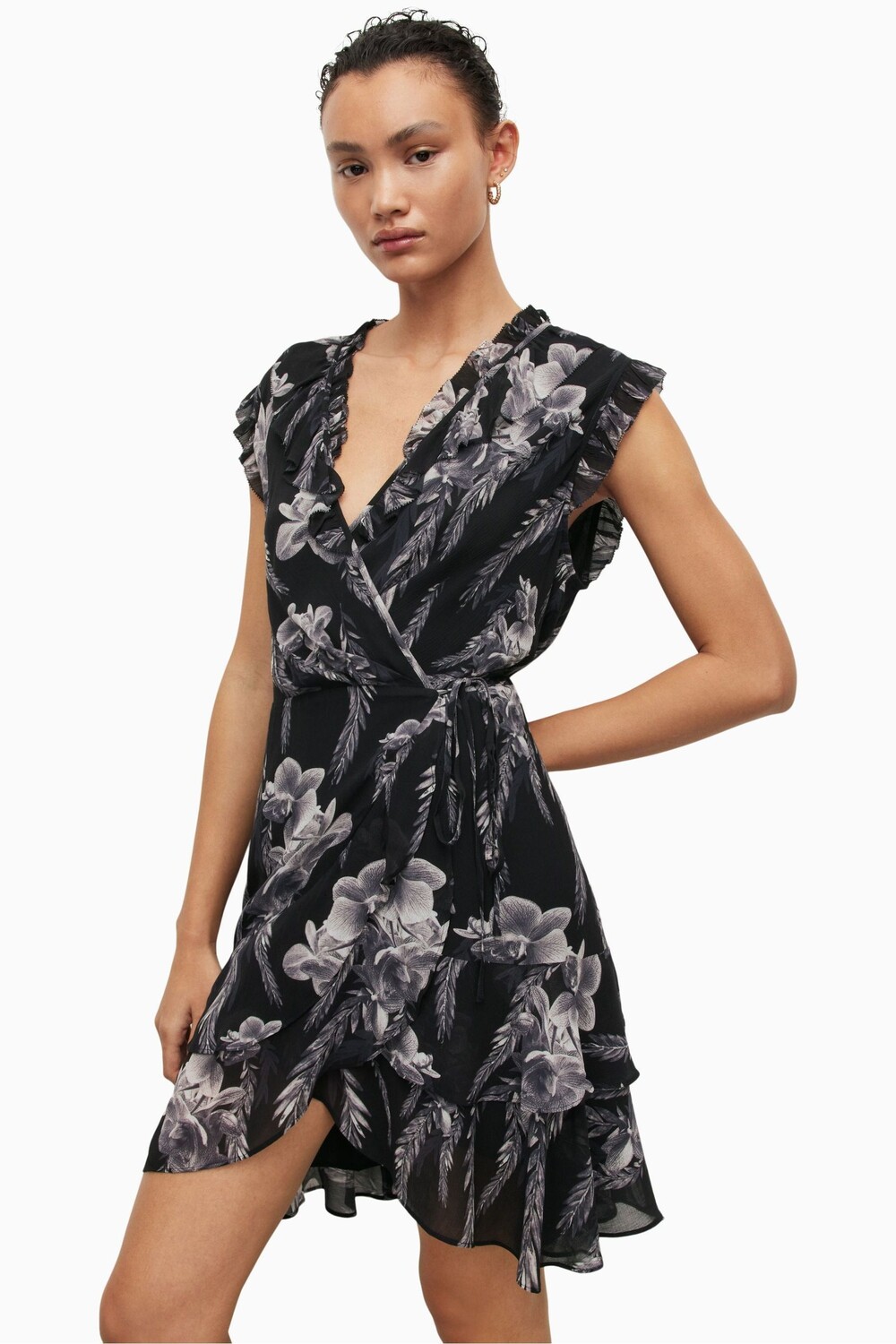 

AllSaints Ари Миа черное платье All Saints, черный