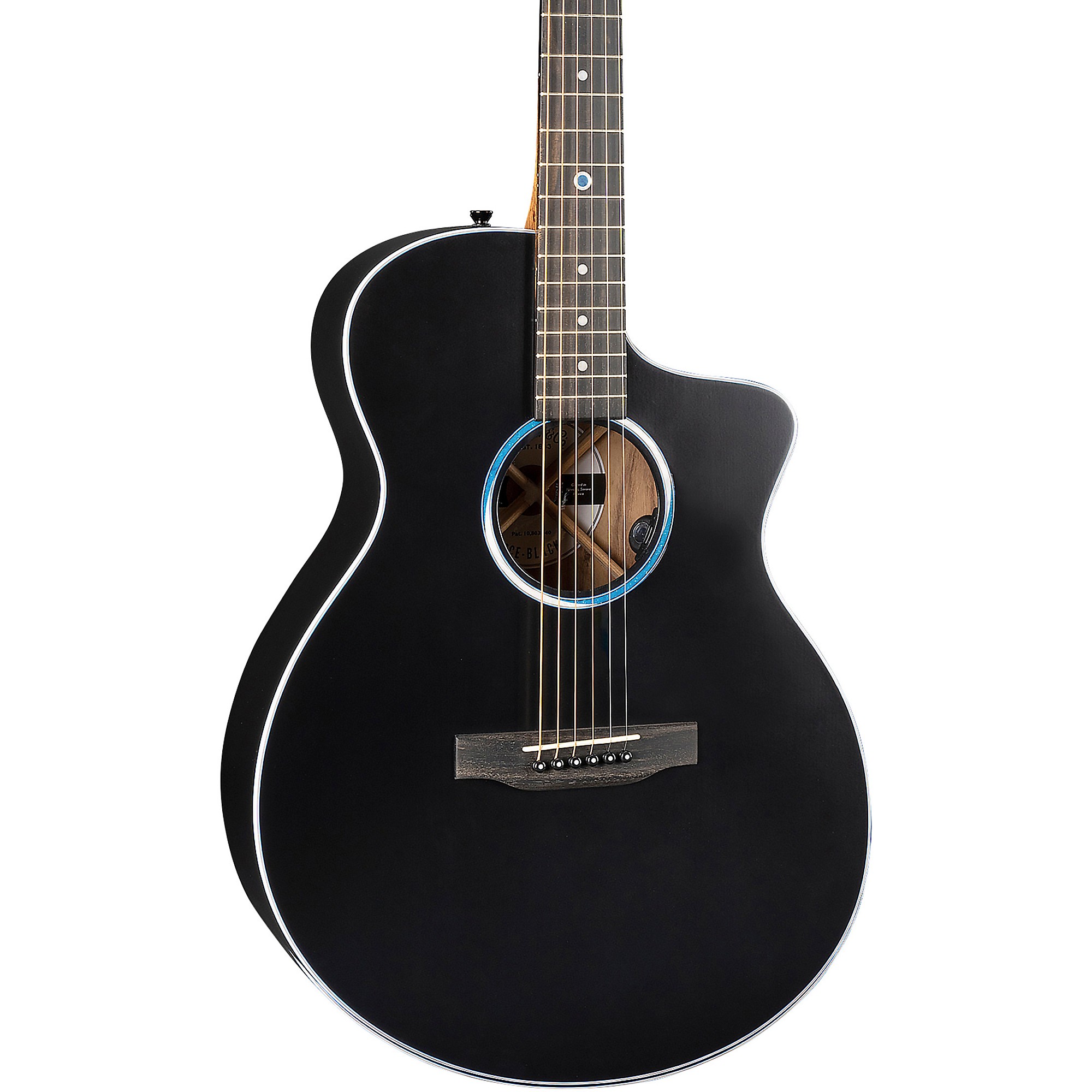 Акустически-электрическая гитара Martin SCE Custom Road Series Koa, черная