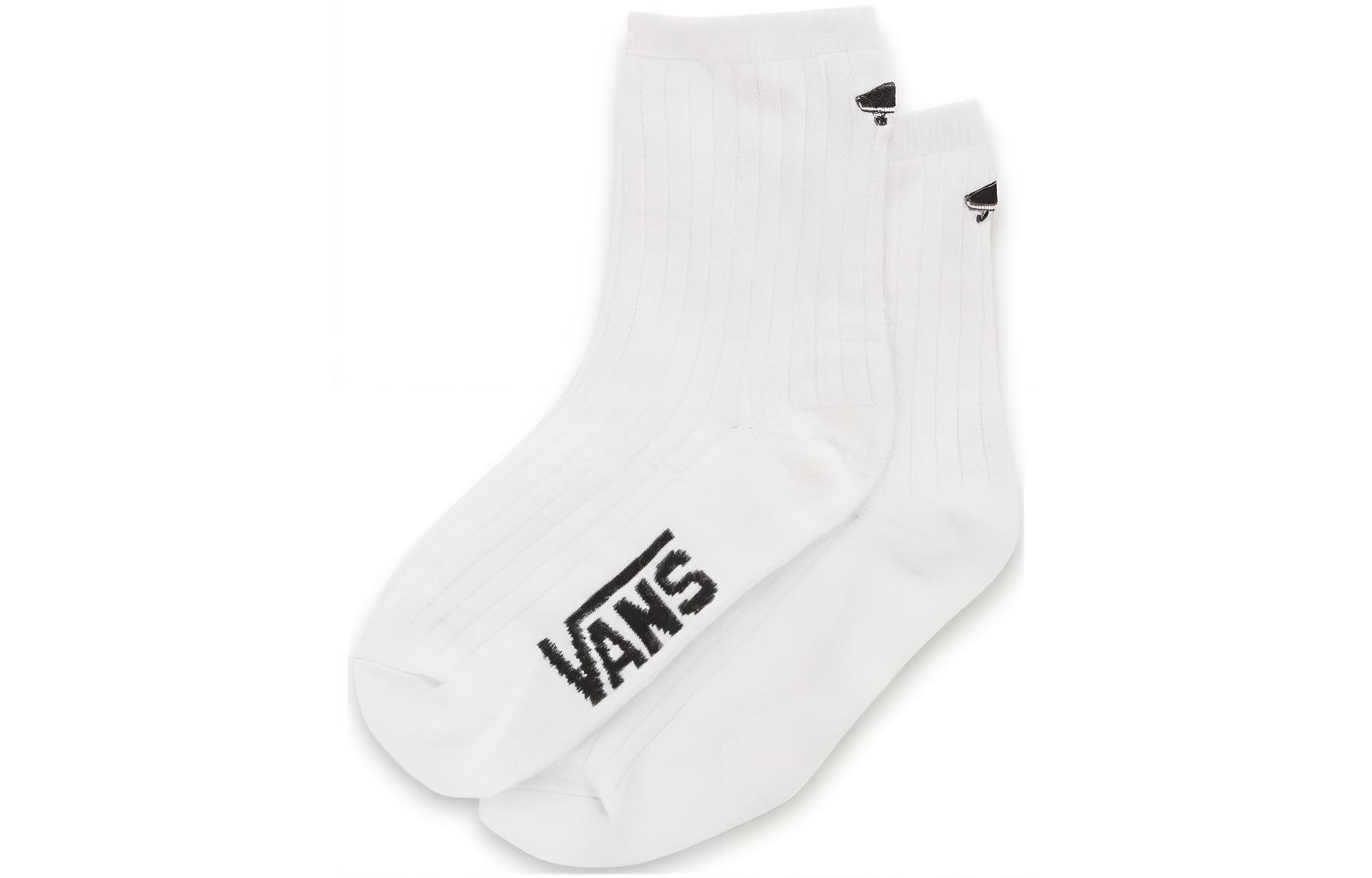 

Женские носки до середины икры Vans, цвет 2 Pack (White)