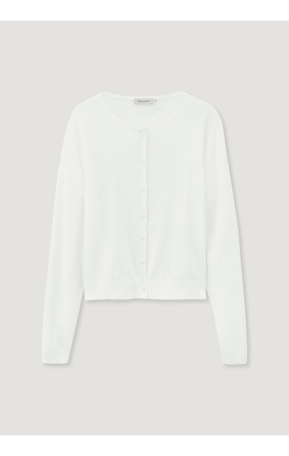 

Кардиган Hessnatur Strickjacke, цвет naturweiss