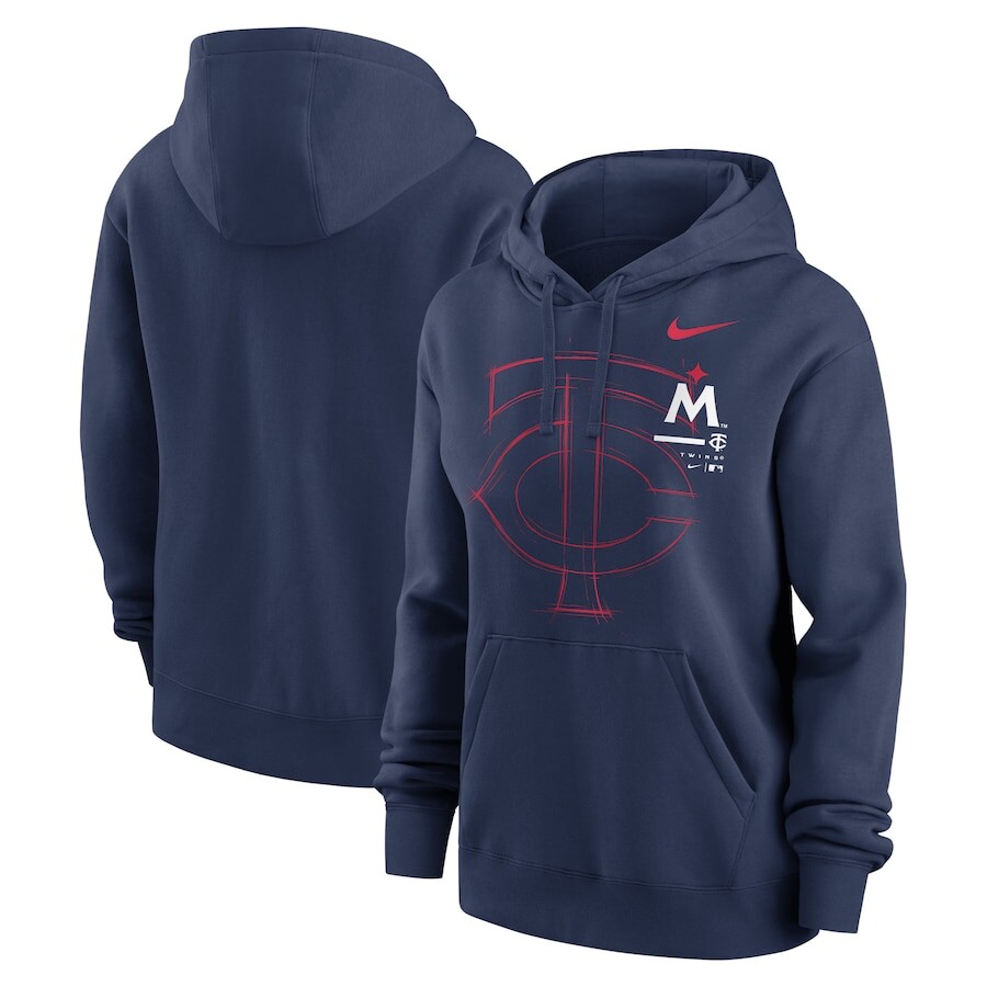 

Пуловер с капюшоном Nike Minnesota Twins, нави