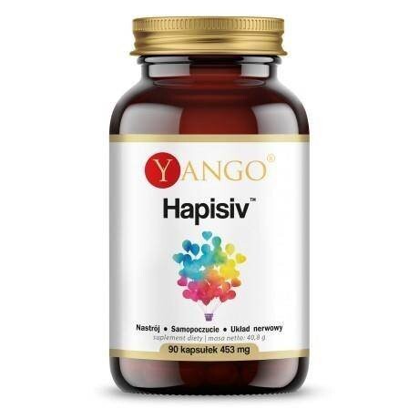 

Yango, Хаписив 453 мг 90 капс. настроение хорошее самочувствие