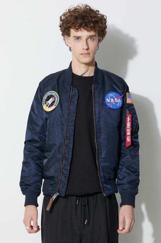 

Куртка-бомбер НАСА MA-1 VF Alpha Industries, темно-синий