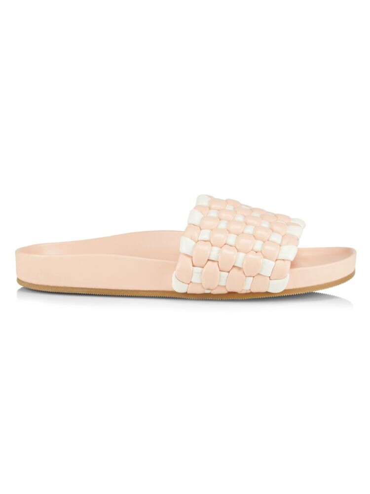 

Плетеные кожаные шлепанцы Sonnie Loeffler Randall, цвет Balbo