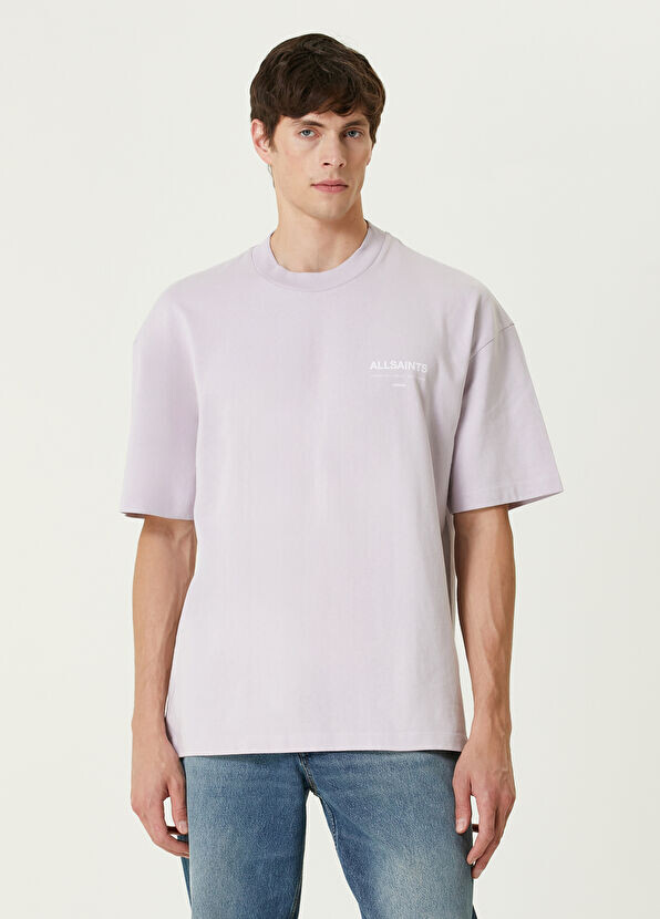 

Футболка с логотипом Allsaints, сиреневый