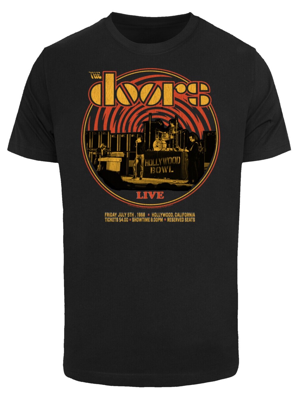 

Футболка F4Nt4Stic The Doors Music Live 68 Retro, черный