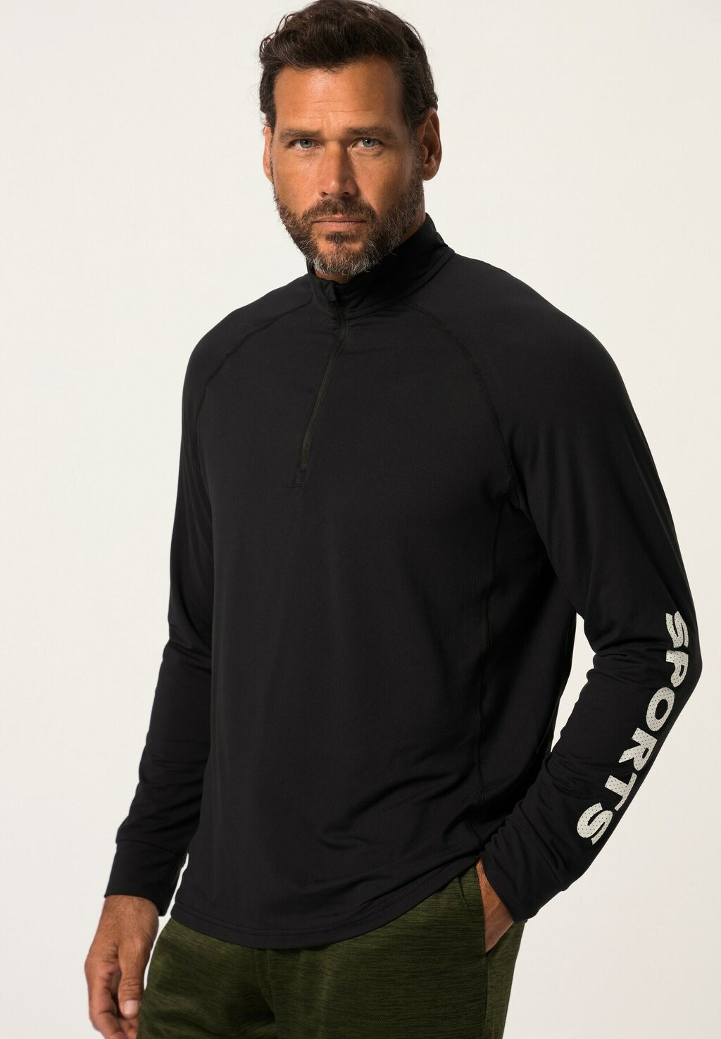 

Рубашка с длинными рукавами FUNTIONS-LONGSLEEVE FLEXNAMIC FITNESS QUICKDRY STEHKRAGEN JP1880, цвет black