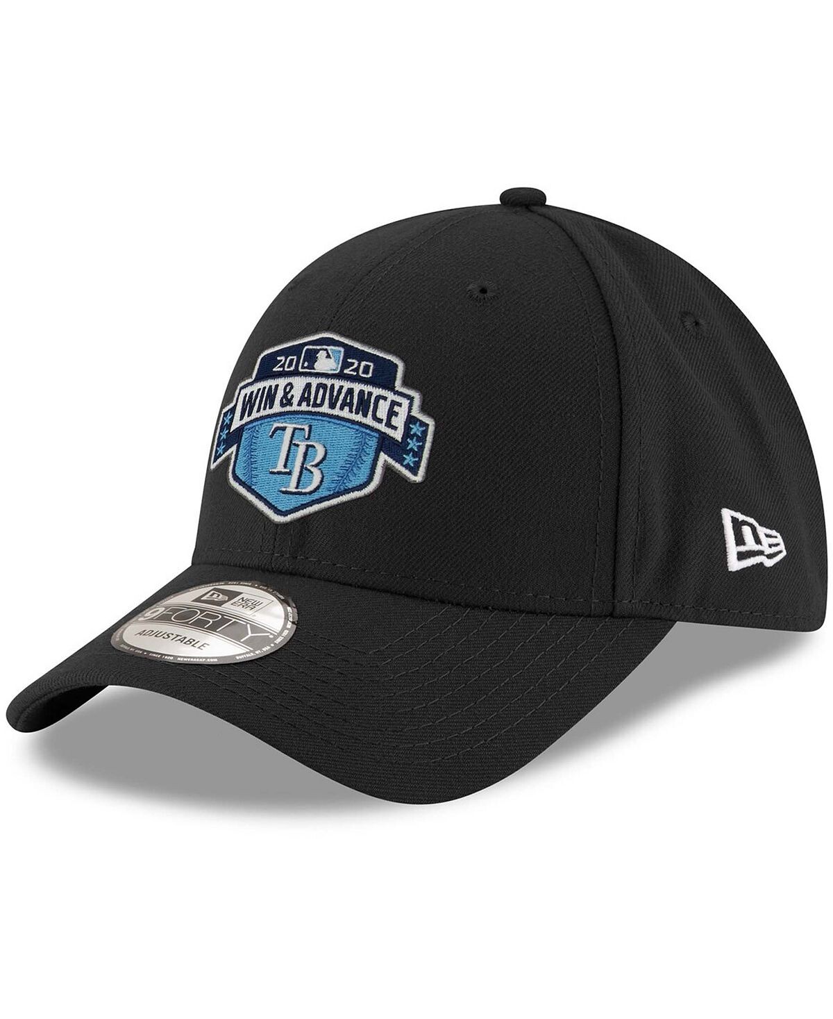 

Мужская черная регулируемая кепка Tampa Bay Rays 2020 Division Series Winner Lock Room 9Forty New Era