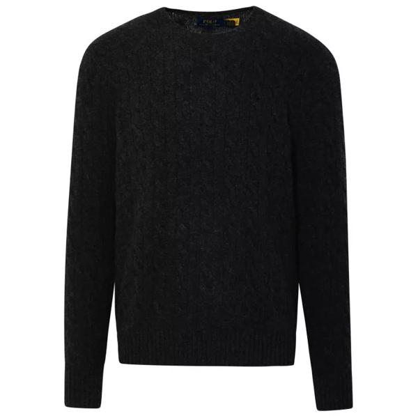 Свитер cashmere blend sweater Polo Ralph Lauren, серый свитер polo ralph lauren logo striped wool blend sweater цвет multi combo
