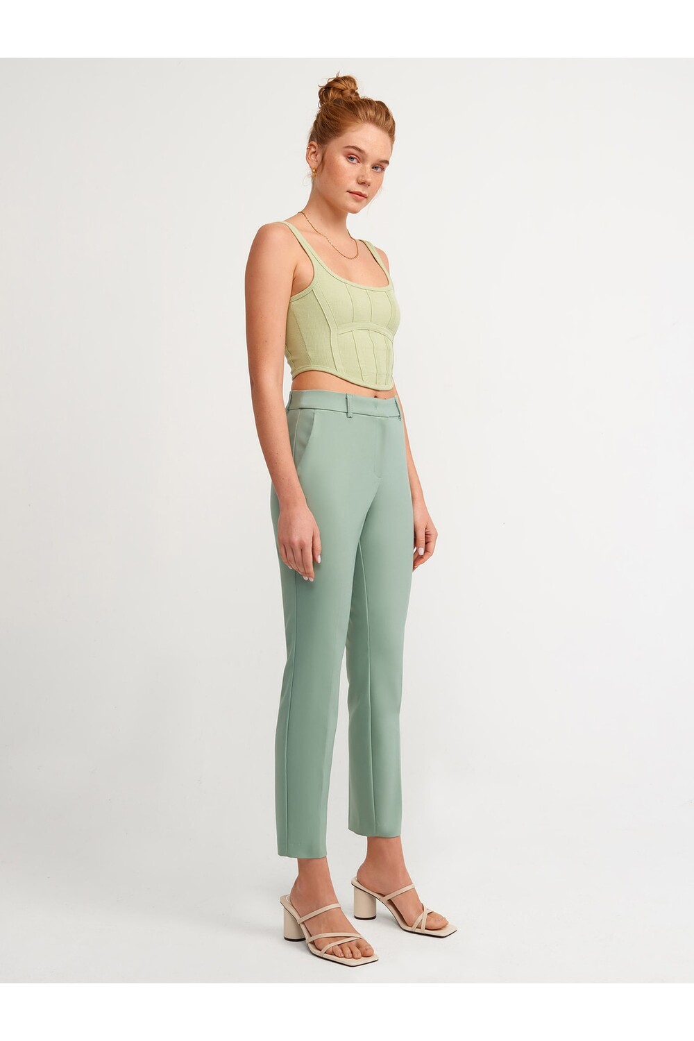 

Брюки Classic Fit-зеленый Dilvin