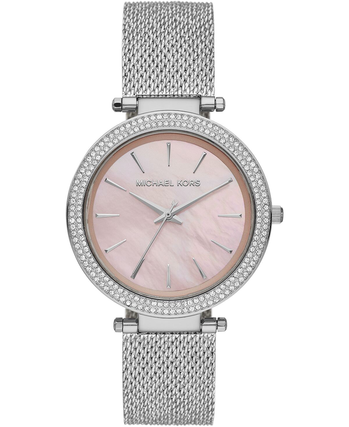 

Женские часы Darci с сетчатым браслетом из нержавеющей стали, 39 мм Michael Kors, серебро