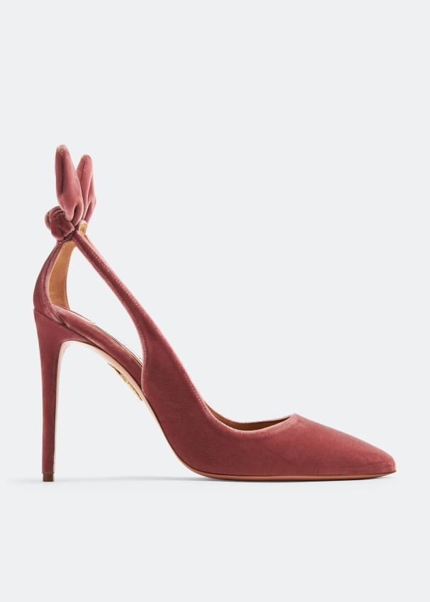 

Туфли Aquazzura Bow Tie 105, розовый