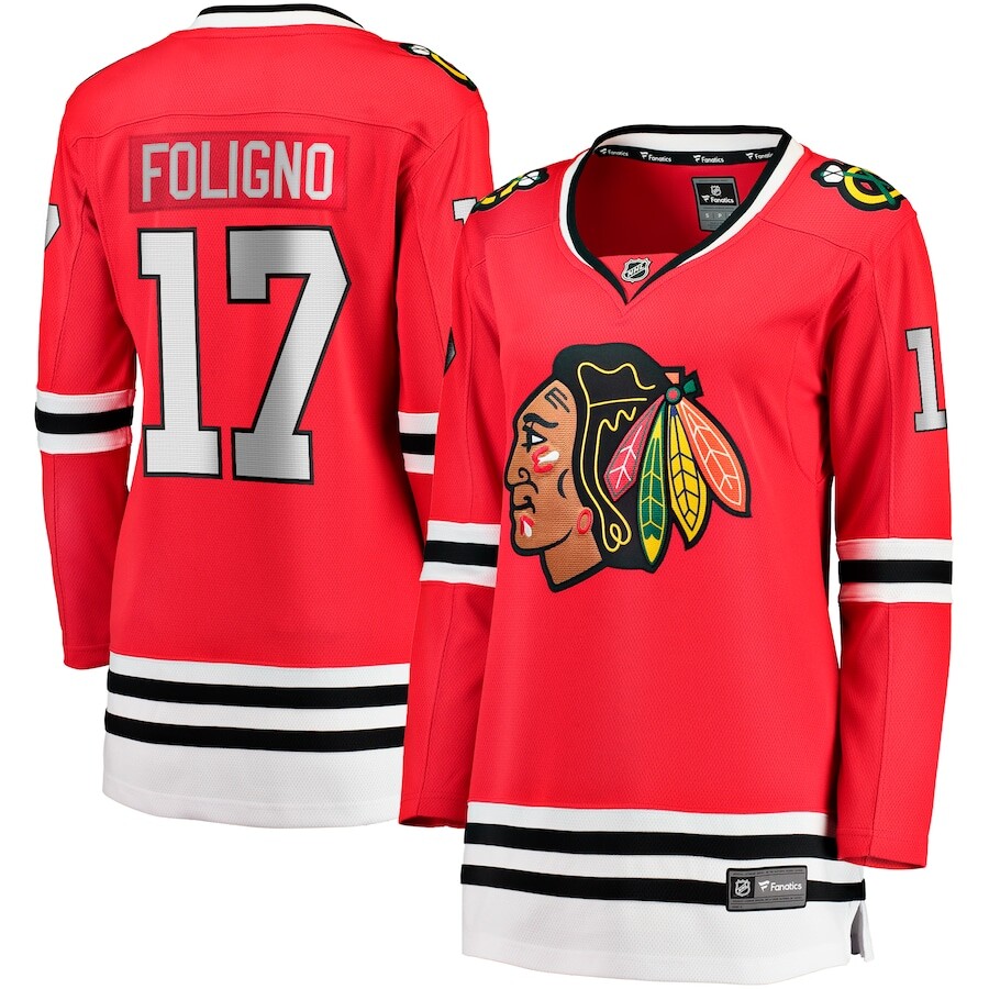 

Джерси Fanatics Branded Chicago Blackhawks, красный