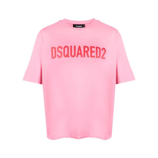 Футболка t-shirt mit logo-print Dsquared2, мультиколор