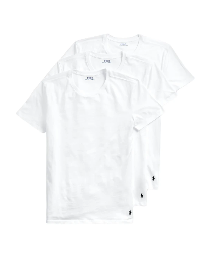 

Футболка с круглым вырезом (3 пары) Ralph Lauren, белый