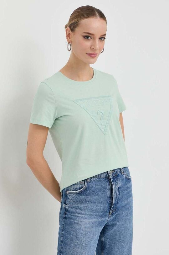 

Футболка из хлопка Guess, зеленый