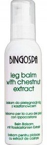 Bingospa Бальзам для ног с конским каштаном 135 г серная ванна бингоспа 500 мл bingo spa