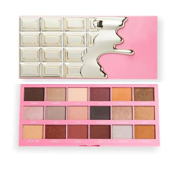 

Тени для век paleta de sombras chocolate rosé fizz I Heart Revolution, цвет multicolor