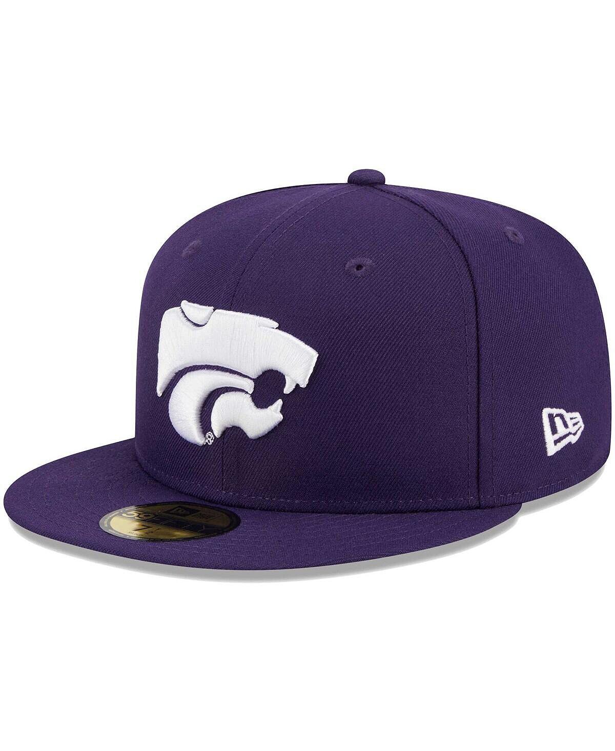 

Мужская фиолетовая приталенная шляпа Kansas State Wildcats Evergreen 59FIFTY New Era