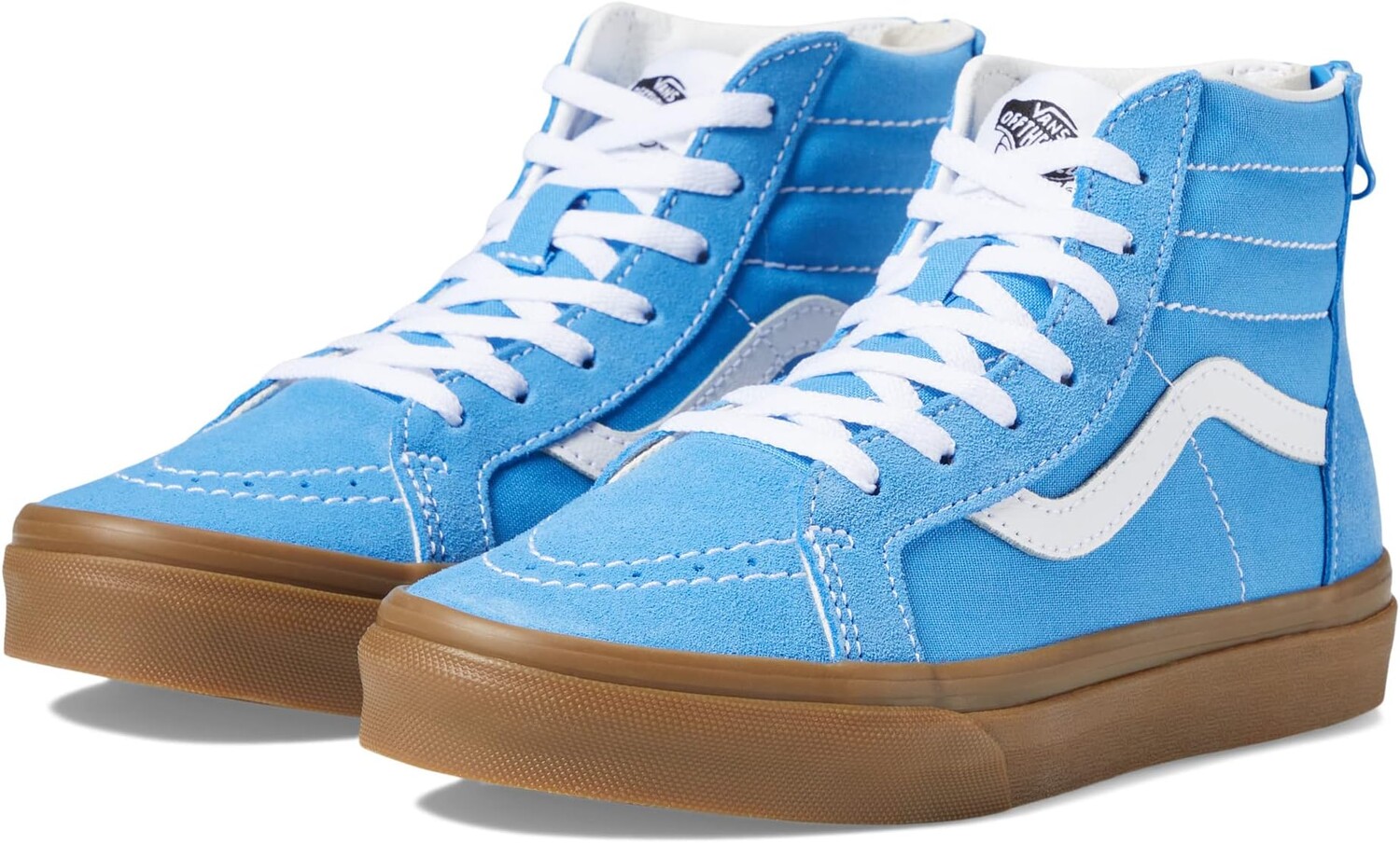 

Кроссовки Sk8-Hi Zip Vans, цвет Gum Azure Blue