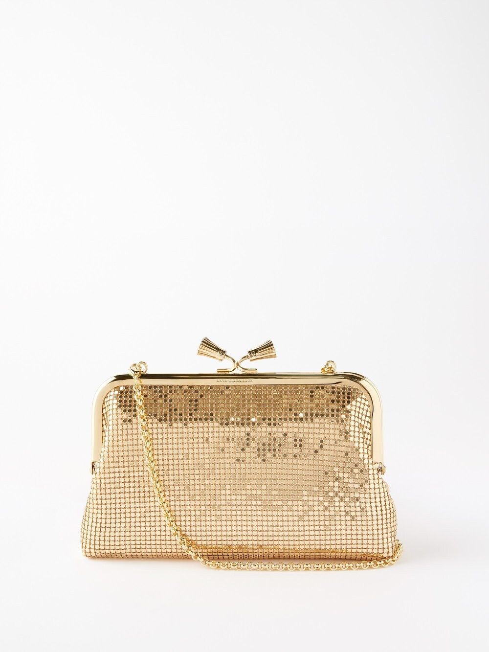 

Клатч maud с пайетками Anya Hindmarch, золото