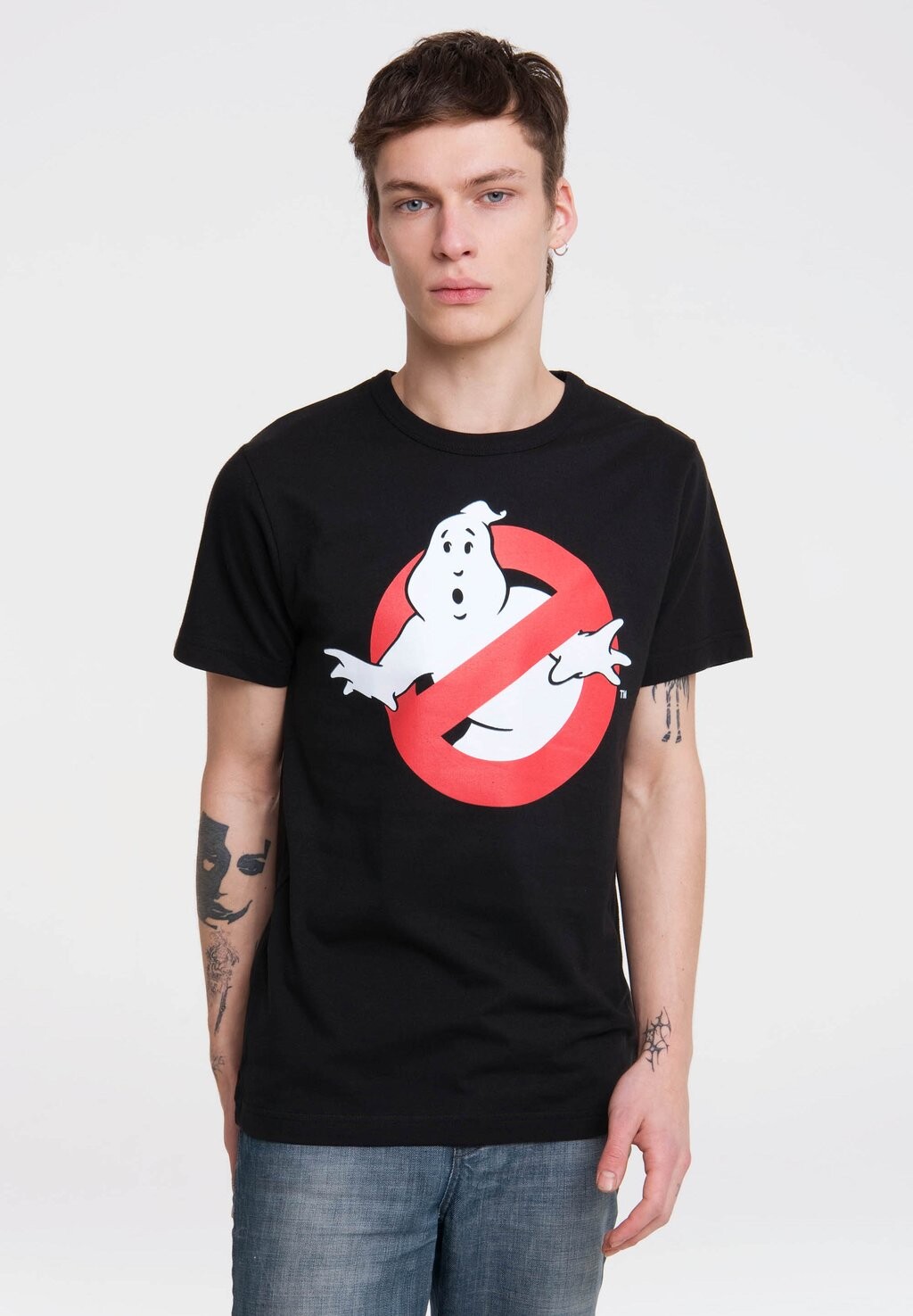 

Футболка с принтом LOGOSHIRT, черный