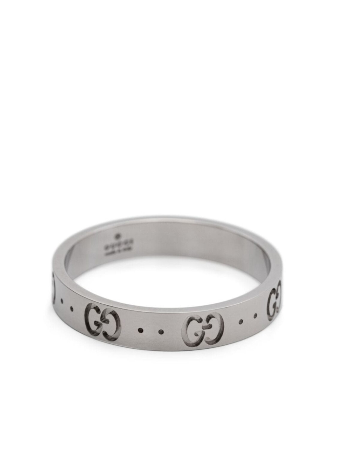 

Кольцо Icon из белого золота Gucci, серебряный