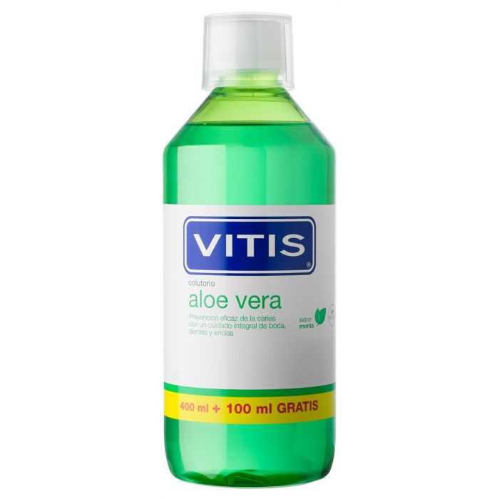 Ополаскиватель для рта Colutorio Aloe Vera Vitis, 500 ml набор для ухода за полостью рта в мягком пенале vitis junior kit
