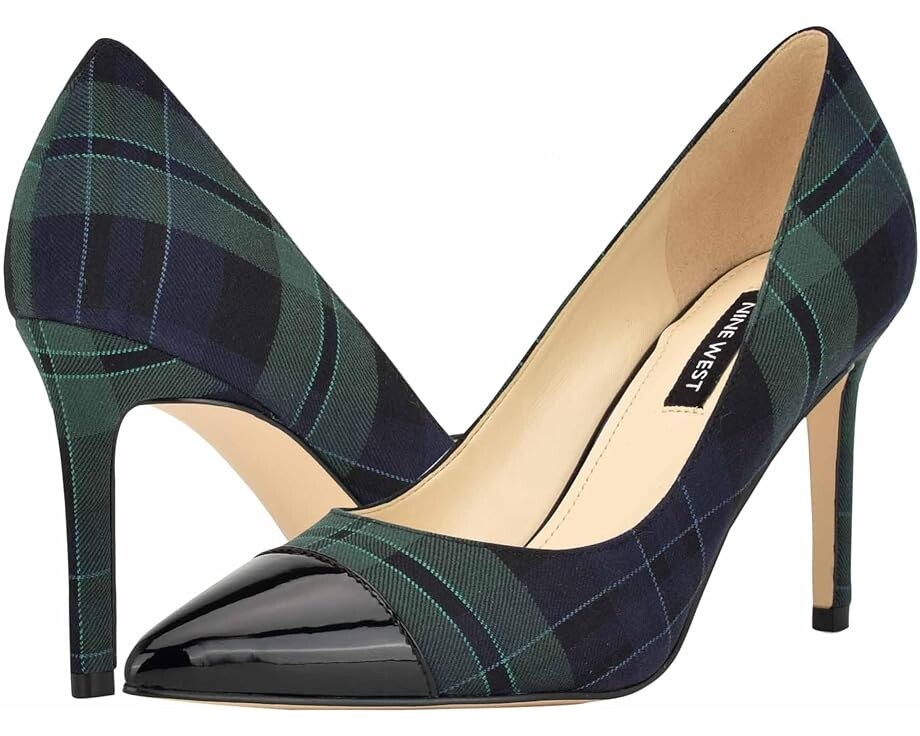 

Туфли Nine West Enda, цвет Blue/Green Plaid Multi