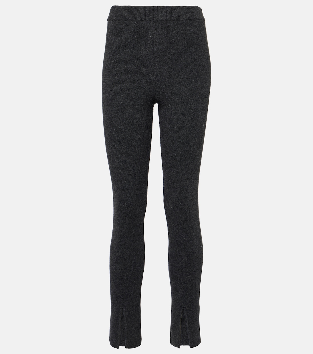 Узкие брюки из кашемира ребристой вязки Magda Butrym, серый magda butrym джинсовые брюки