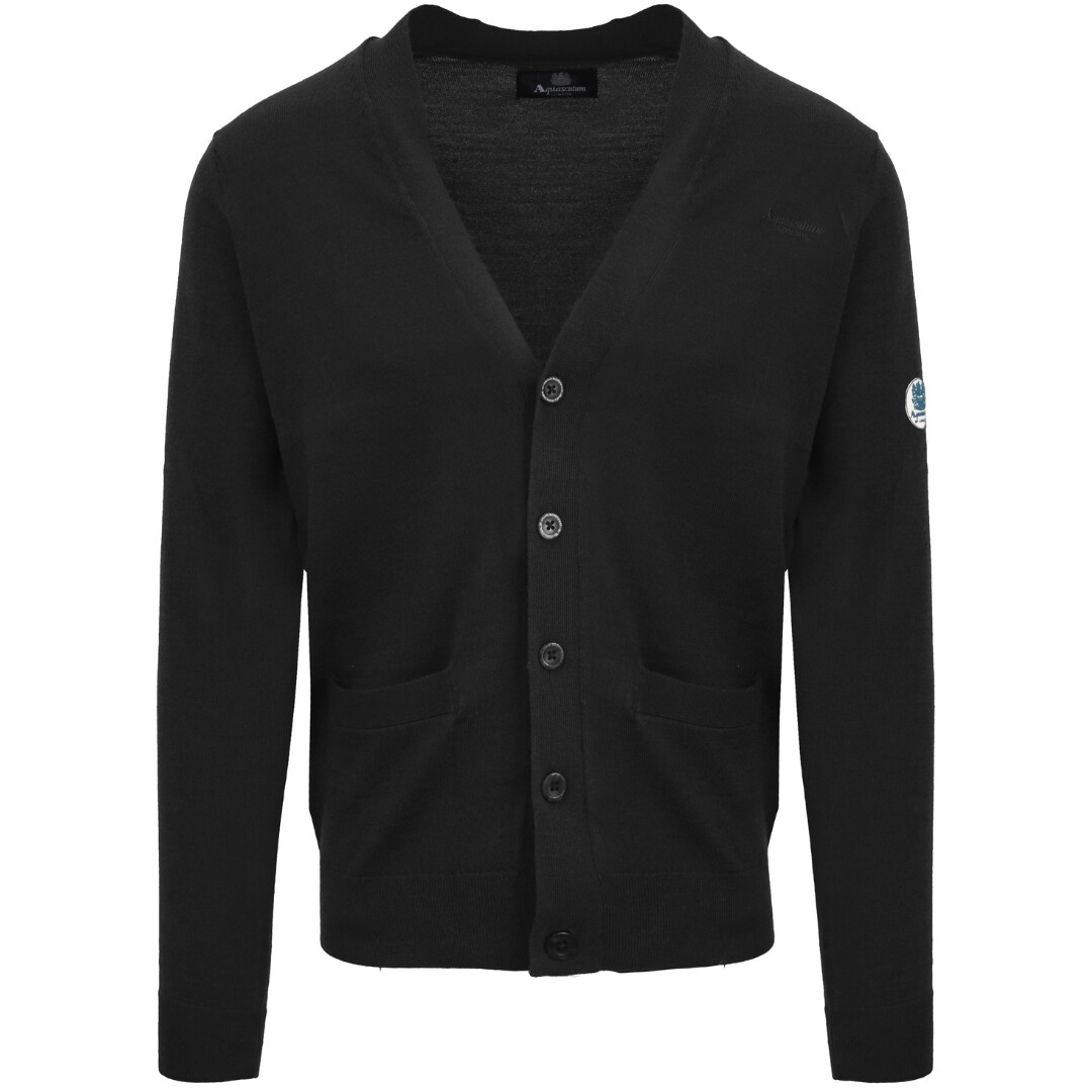 

Кардиган с пуговицами Aquascutum, черный