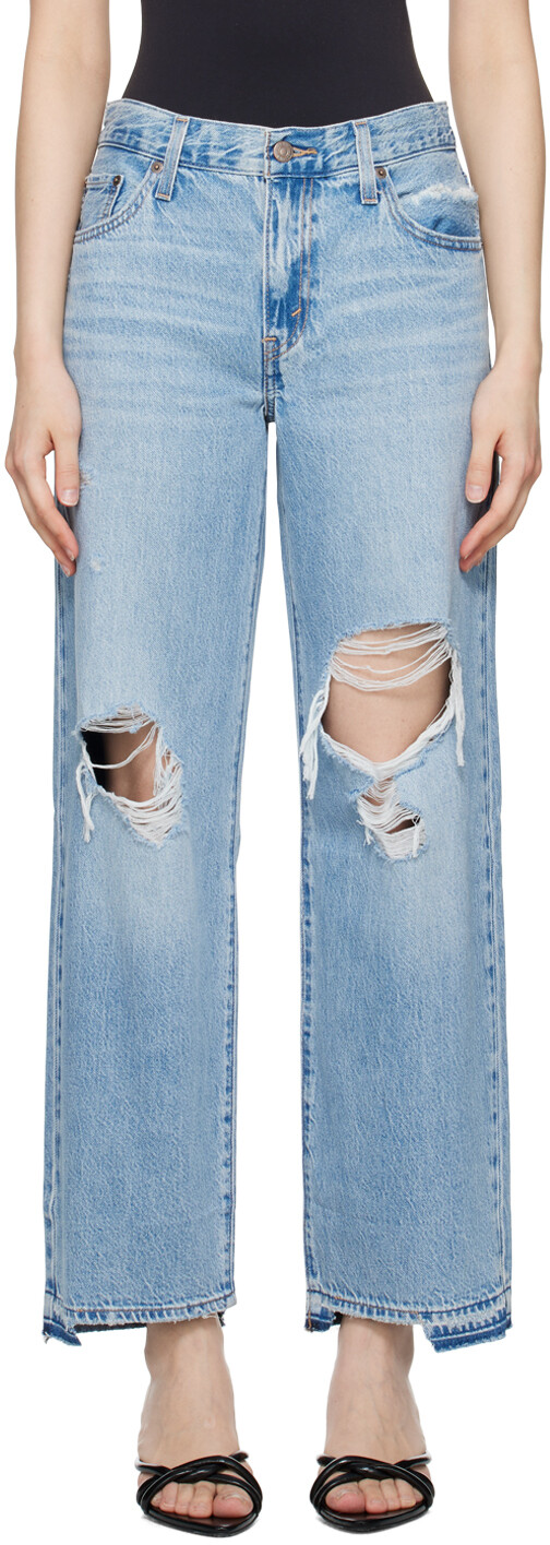 

Синие мешковатые джинсы для папы Levi's