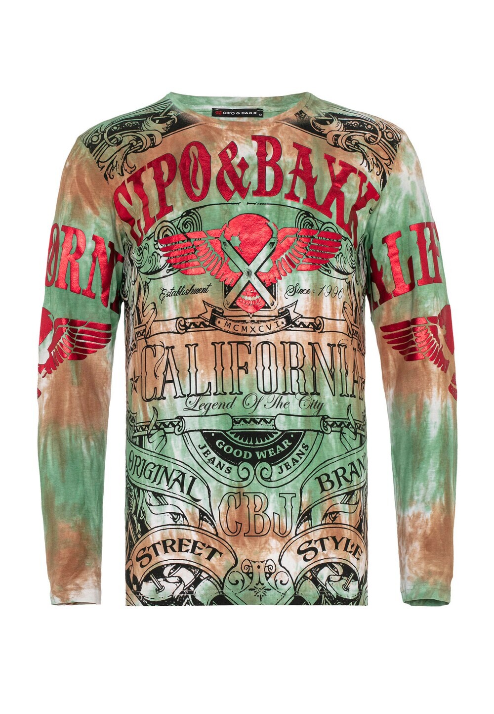

Футболка Cipo & Baxx, зеленый