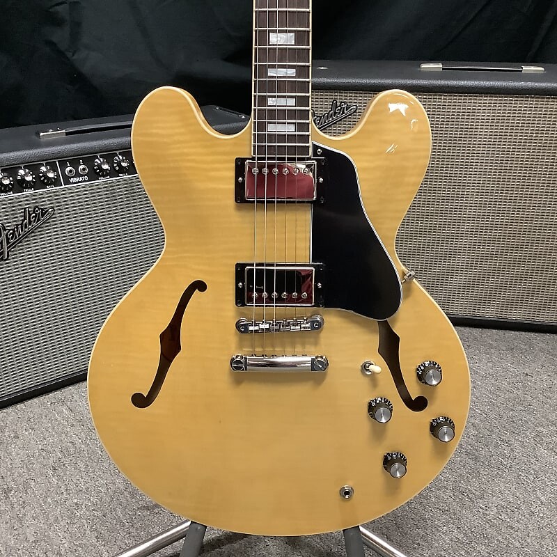 

Электрогитара 2023 Gibson ES-335 Figured Antique Natural