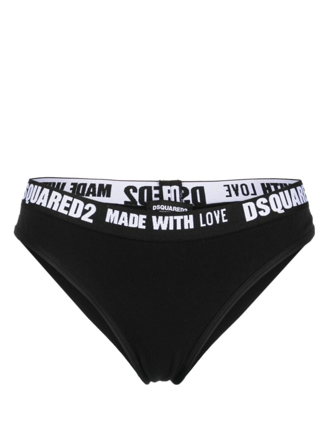 

Dsquared2 трусы-брифы с логотипом, черный
