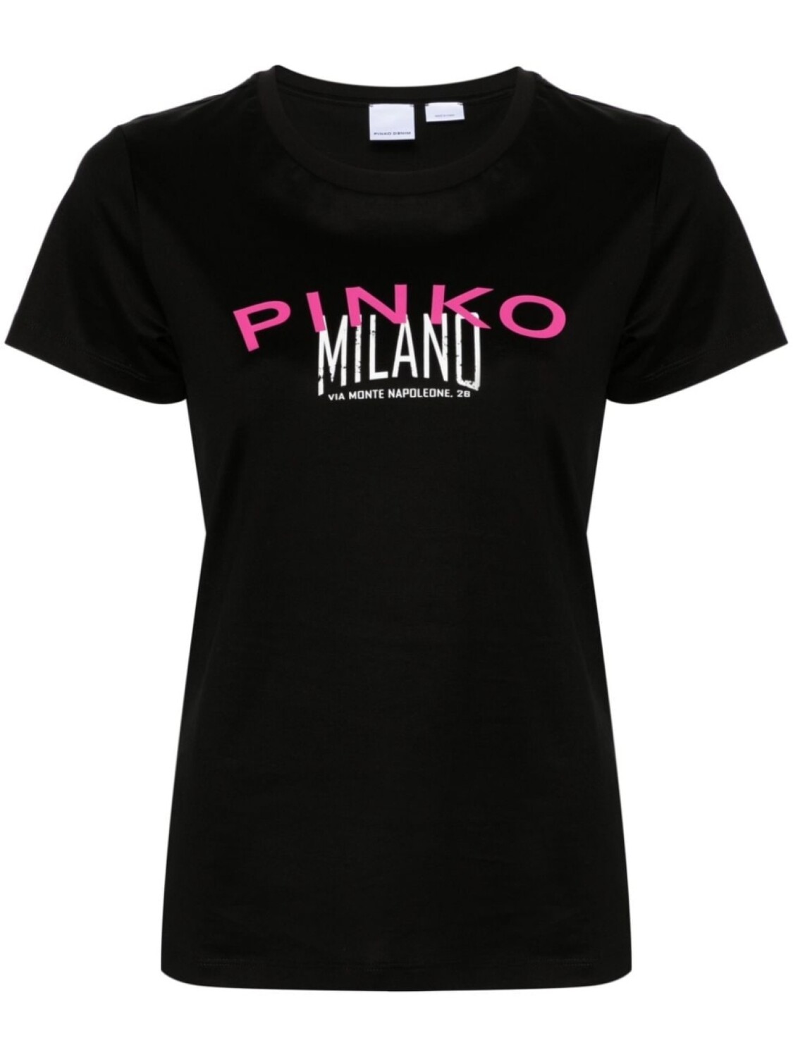 

PINKO футболка с логотипом, черный