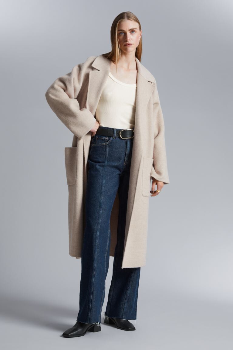 

Топ с глубоким вырезом H&M, белый