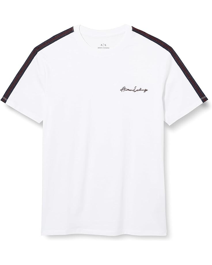 

Футболка Armani Exchange Small Script Logo, белый