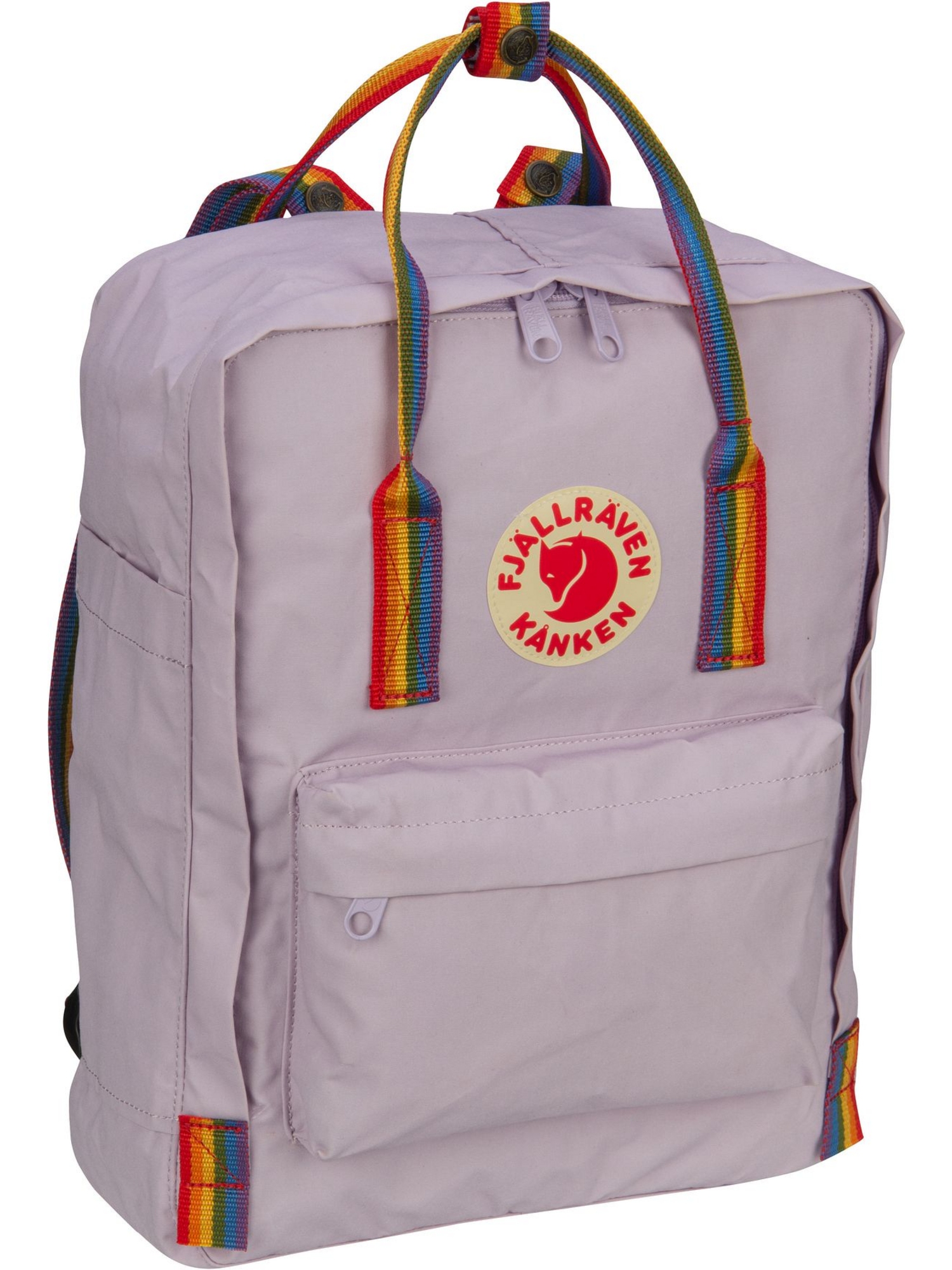 Рюкзак FJÄLLRÄVEN/Backpack Kanken Rainbow, цвет Pastel Lavender/Rainbow Pattern