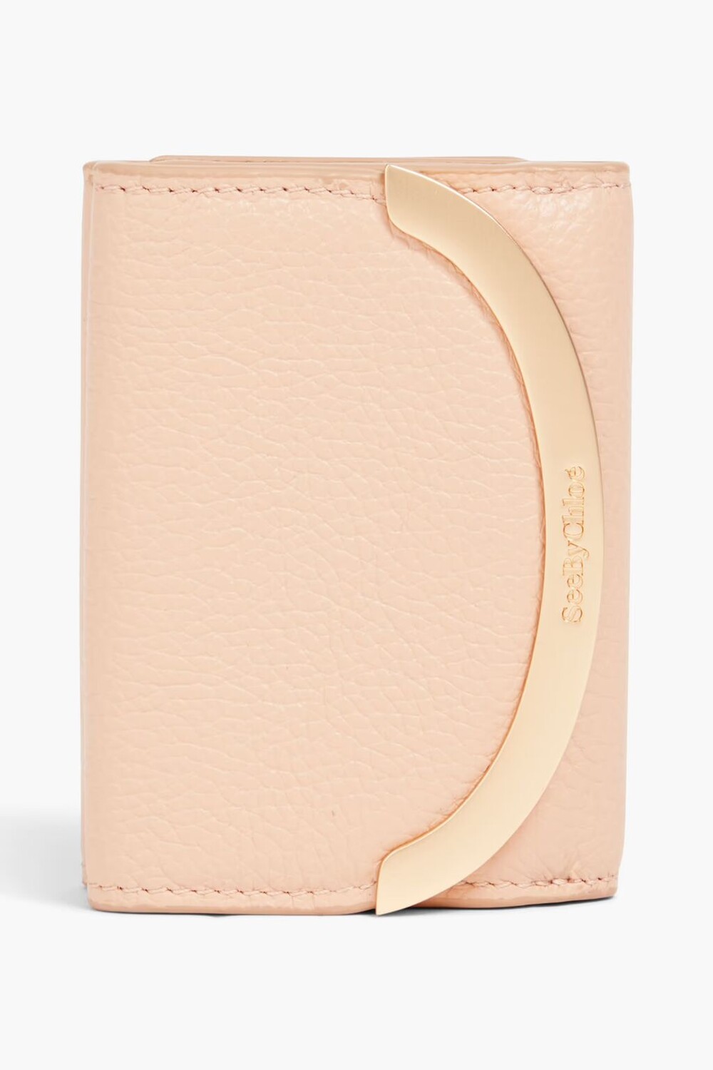 

Кошелек из фактурной кожи See By Chloé, пастельно-розовый
