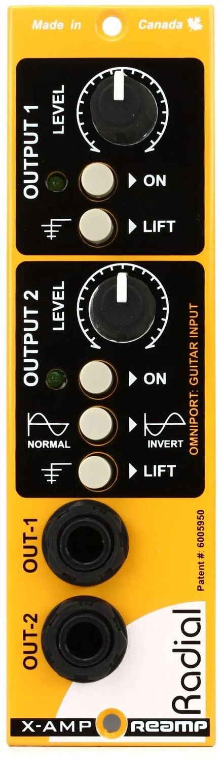 

Дистрибутивный модуль для реампинга серии Radial X-Amp 500