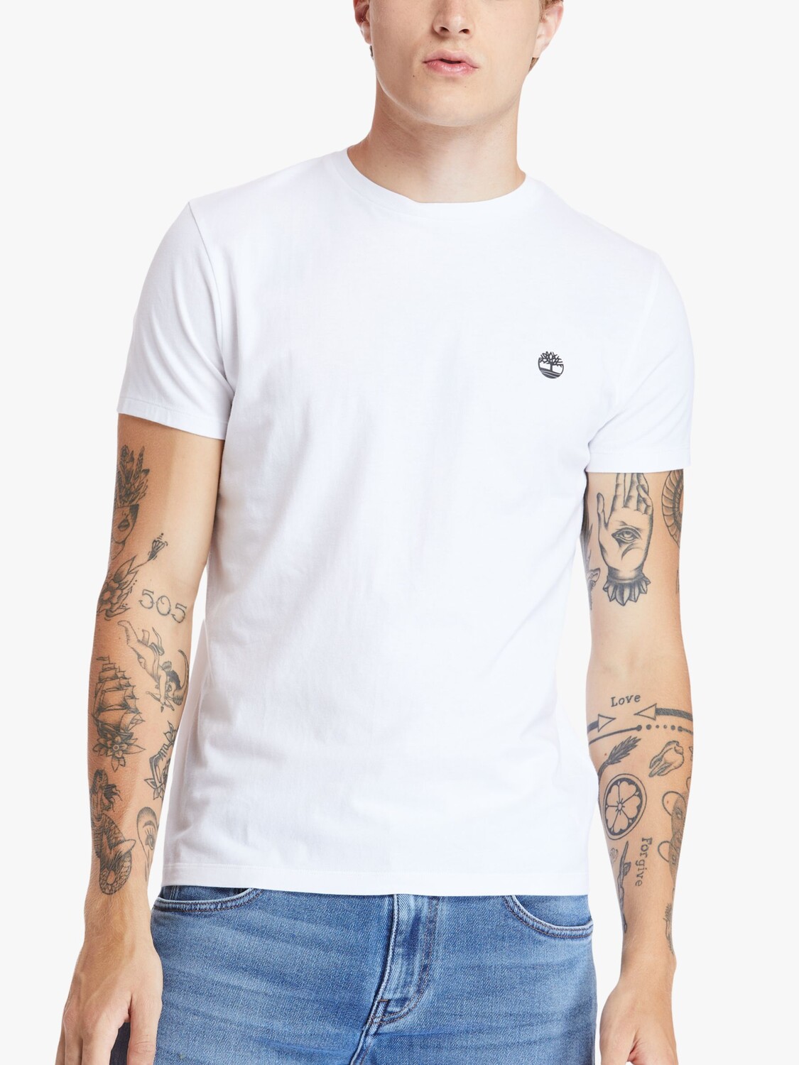 

Футболка Timberland Basic из джерси, 3 шт., белый/серый/черный