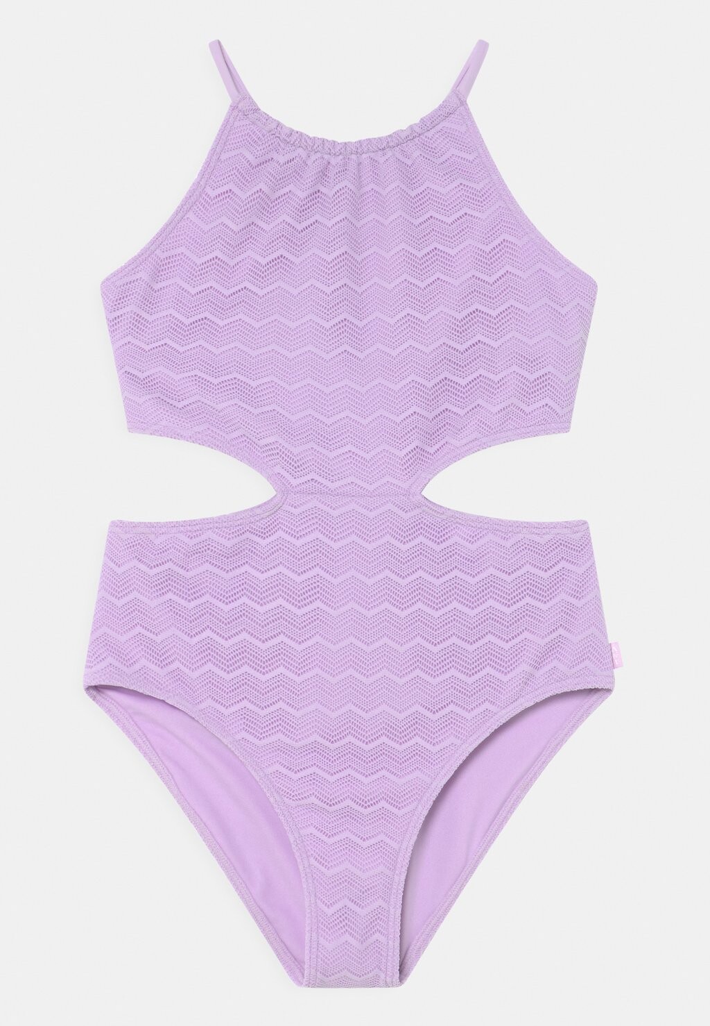 

Купальник Crochet High Neck Cutout Abercrombie & Fitch, цвет lilac
