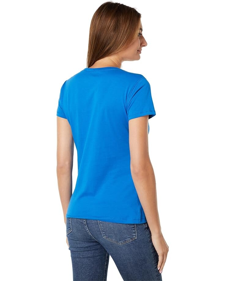 

Футболка U.S. POLO ASSN. Iconic V-Neck Tee, цвет Lapis Blue