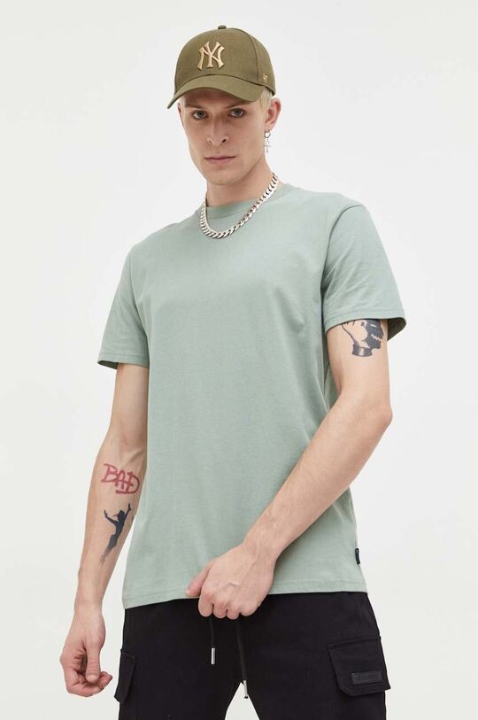 

Компания Холлистер хлопковая футболка Hollister Co., зеленый