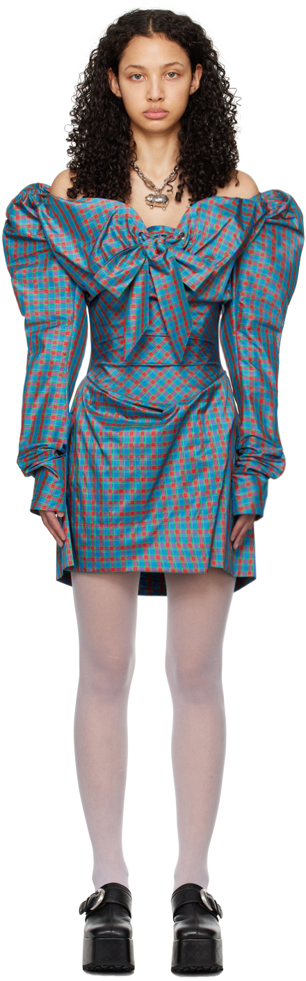 Разноцветное мини-платье Iwona Vivienne Westwood