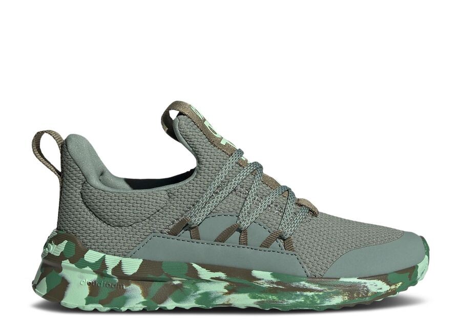 

Кроссовки adidas Lite Racer Adapt 5.0 J 'Silver Green Camo', зеленый