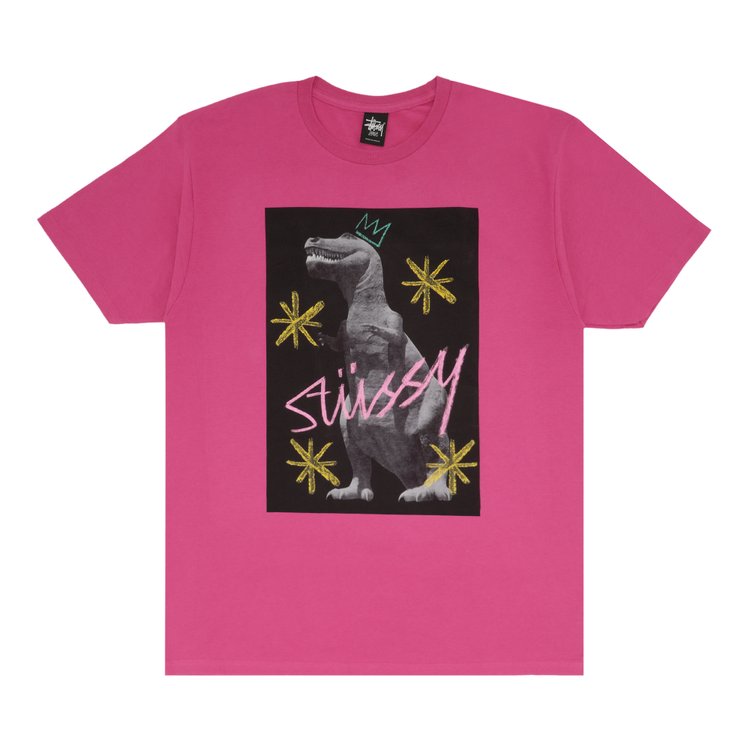 

Футболка Stussy Dino Sketch 'Pink', розовый